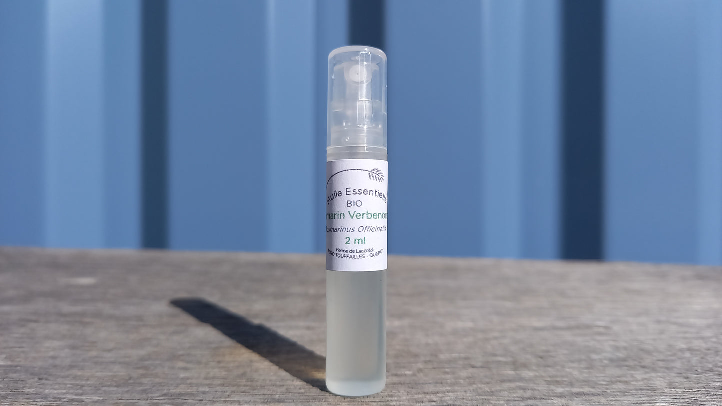 Romarin verbenone bio - Huile essentielle - Ferme de Lacontal