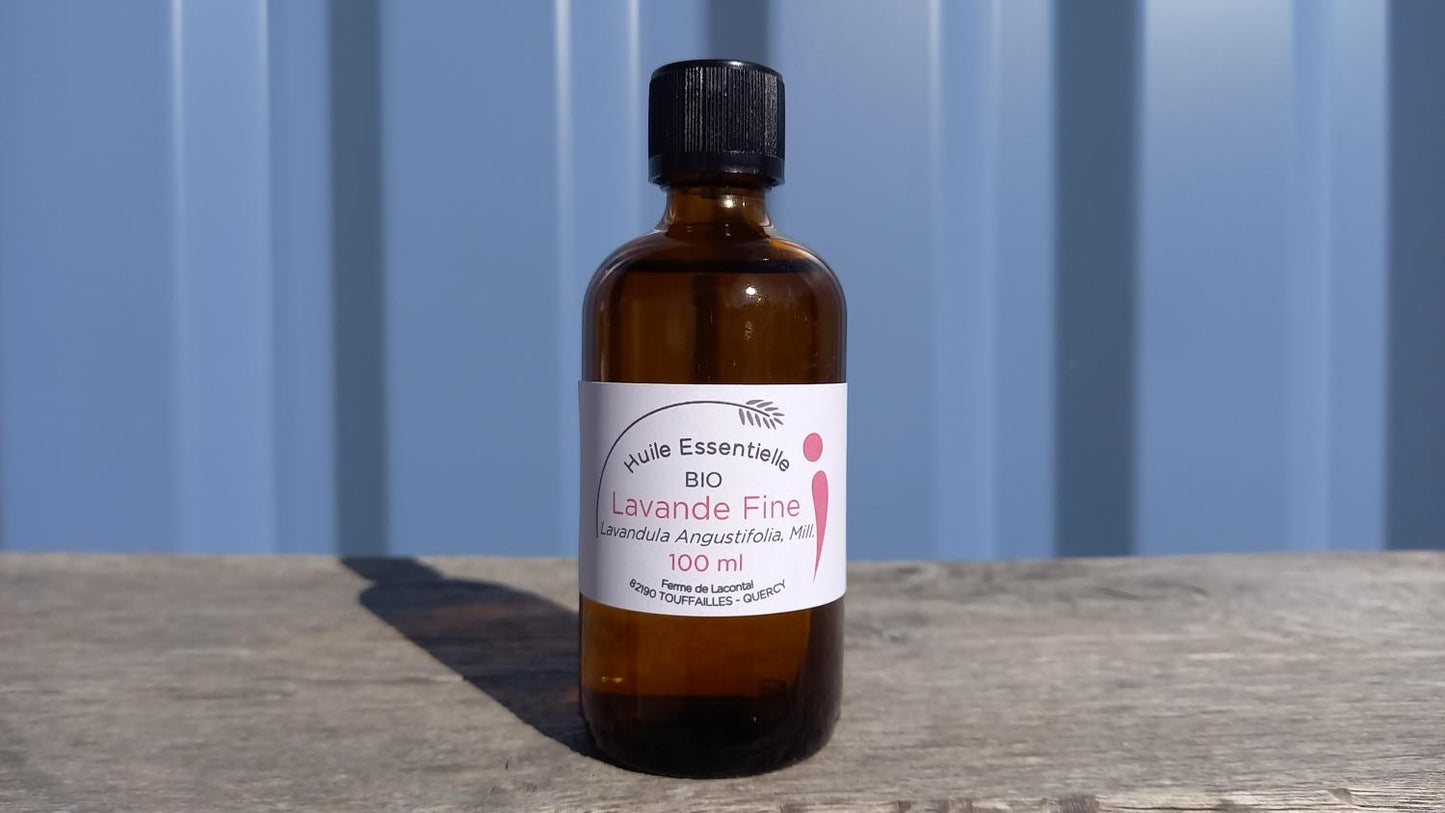 Lavande fine bio - Huile essentielle - Ferme de Lacontal