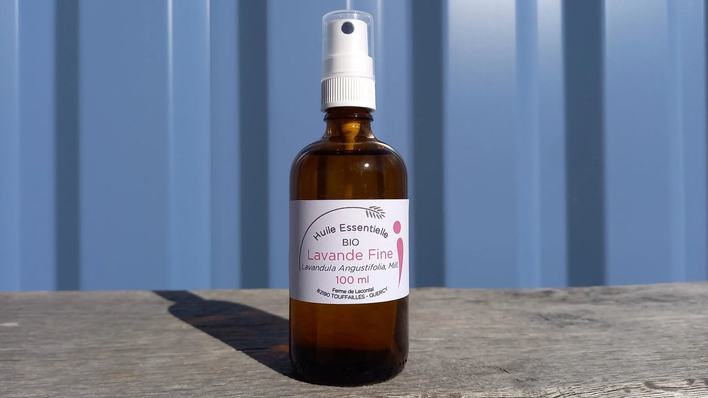 Lavande fine bio - Huile essentielle - Ferme de Lacontal