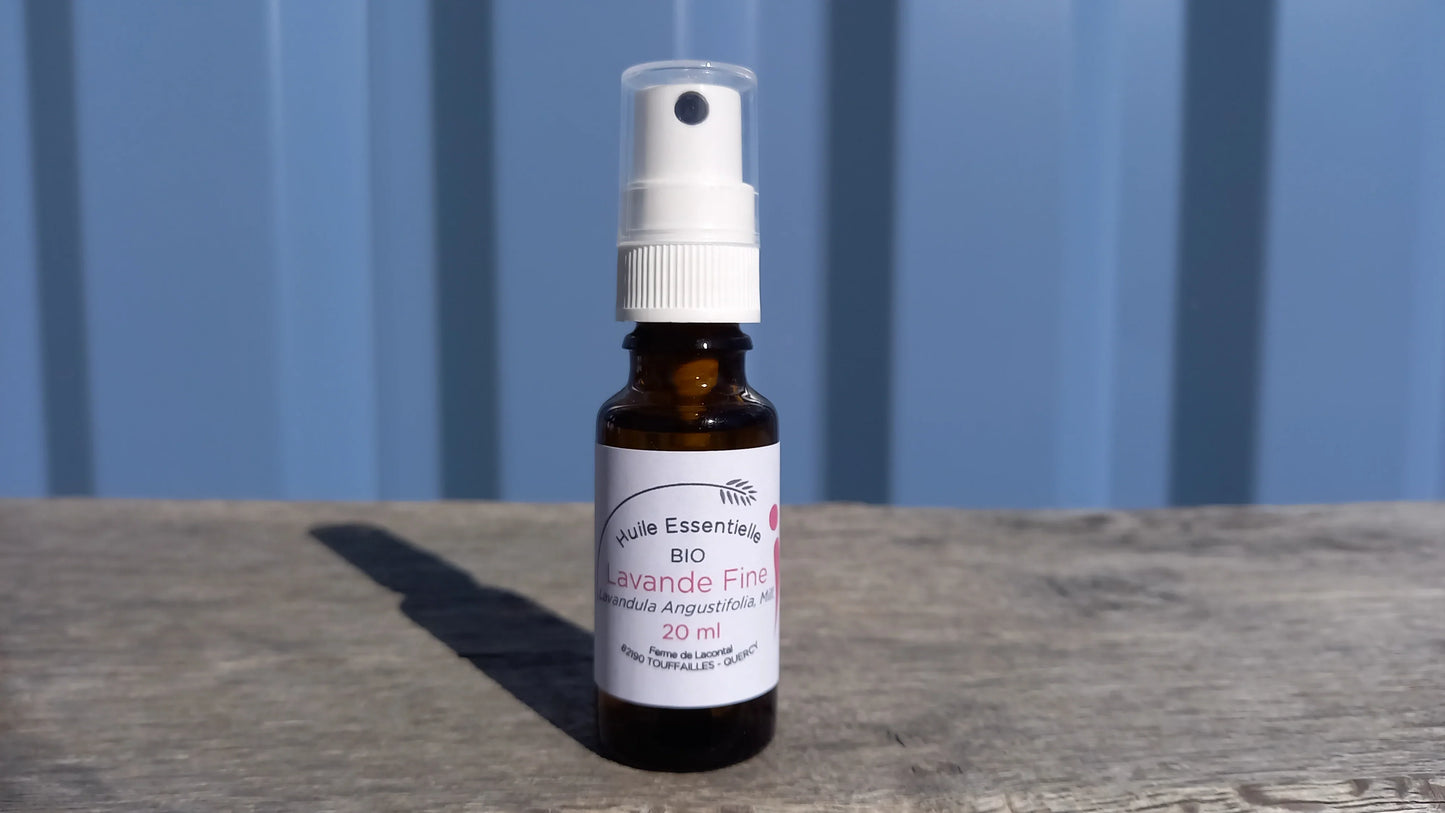 Lavande fine bio - Huile essentielle - Ferme de Lacontal