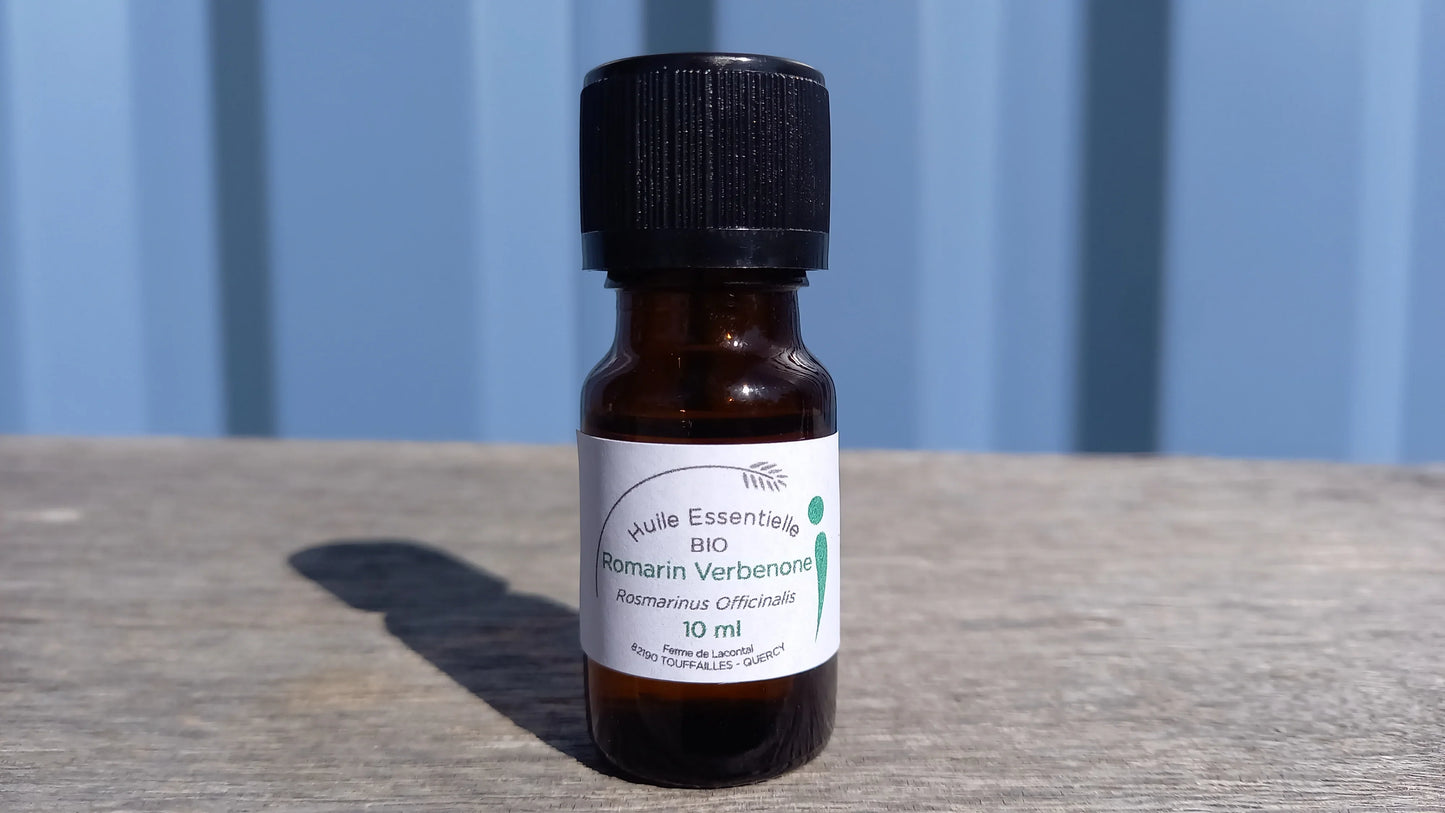 Romarin verbenone bio - Huile essentielle - Ferme de Lacontal