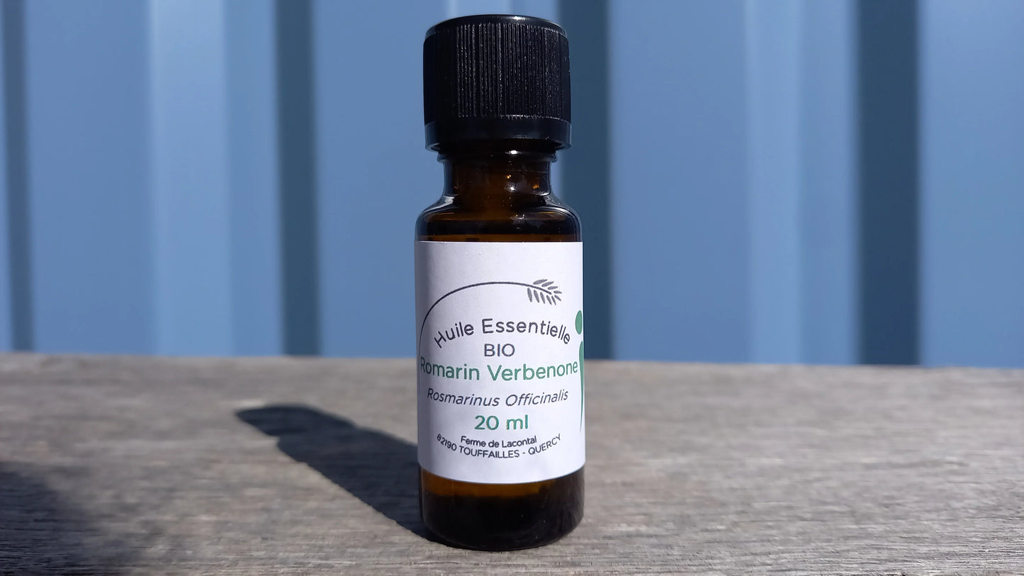 Romarin verbenone bio - Huile essentielle - Ferme de Lacontal