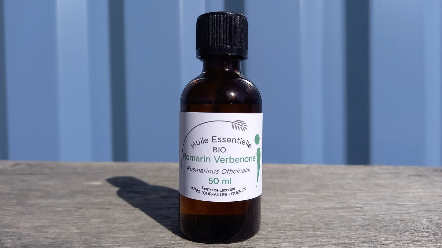 Romarin verbenone bio - Huile essentielle - Ferme de Lacontal