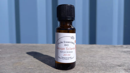Sauge sclarée bio - Huile essentielle - Ferme de Lacontal