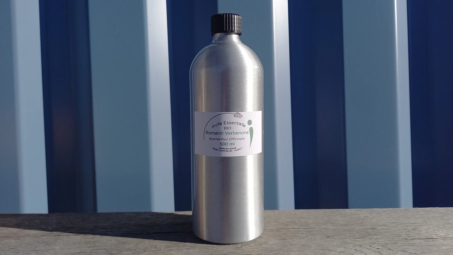 Romarin verbenone bio - Huile essentielle - Ferme de Lacontal