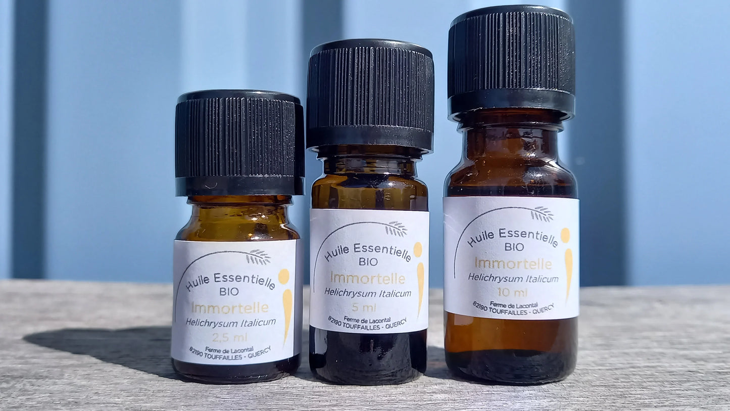 Hélichryse italienne bio - Huile essentielle - Ferme de Lacontal