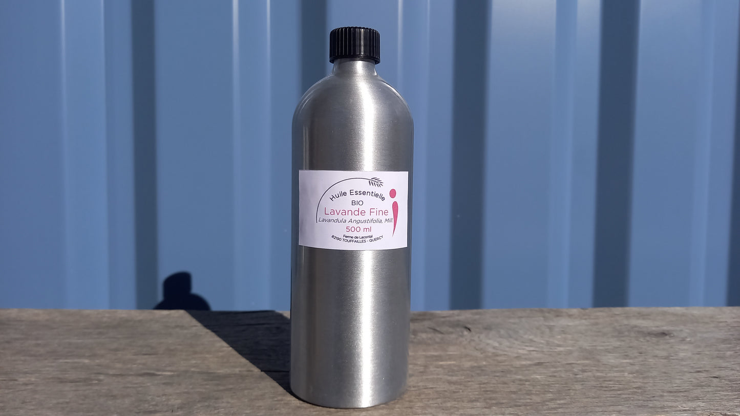 Lavande fine bio - Huile essentielle - Ferme de Lacontal