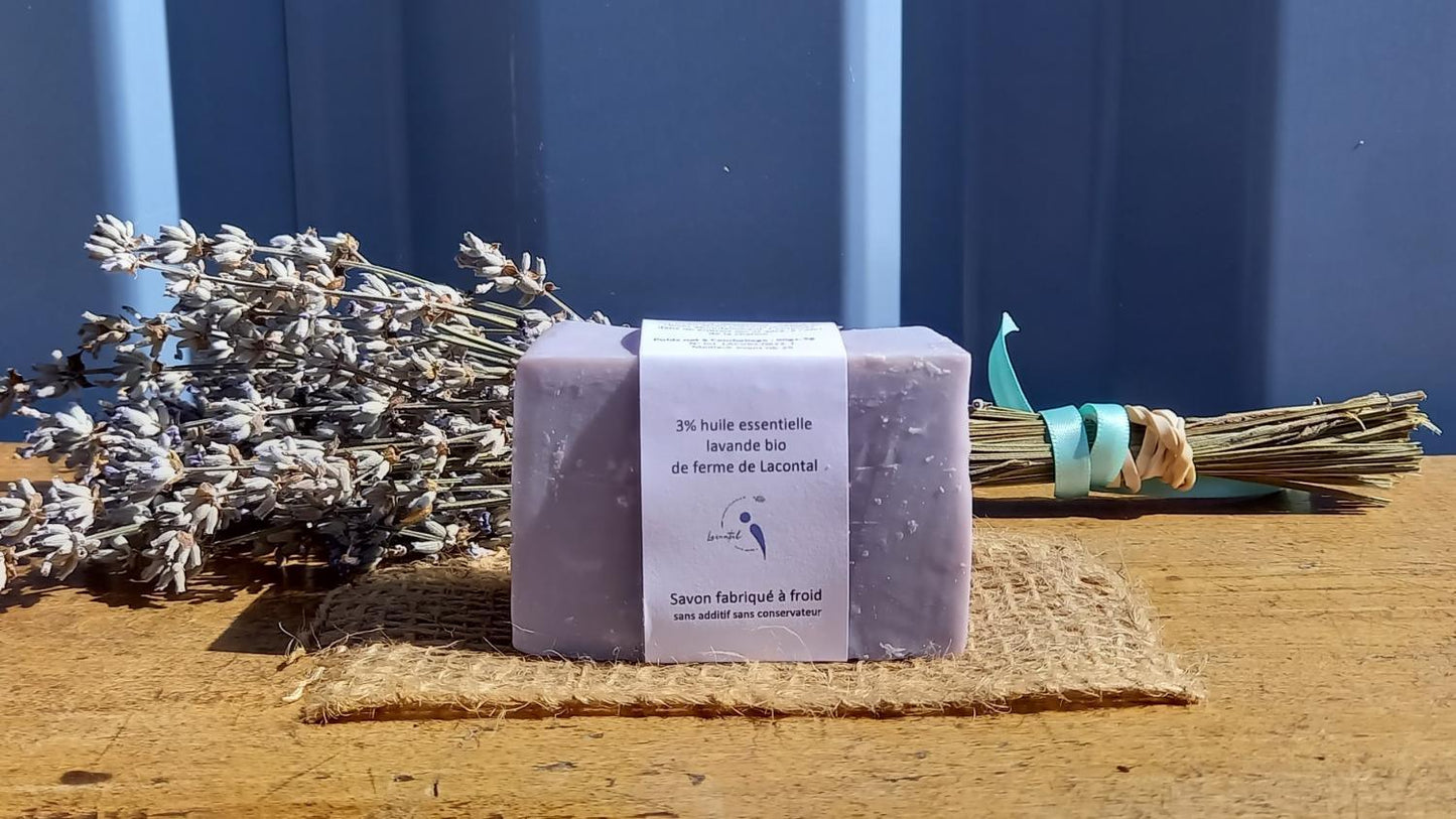 Savons Lavande 90g - Ferme de Lacontal