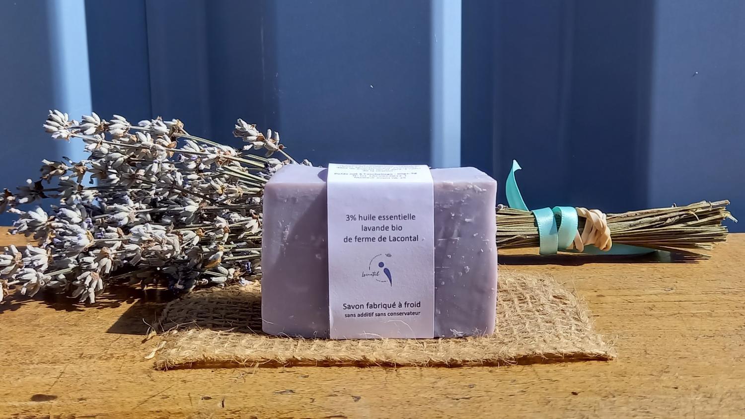 Savons Lavande 90g - Ferme de Lacontal